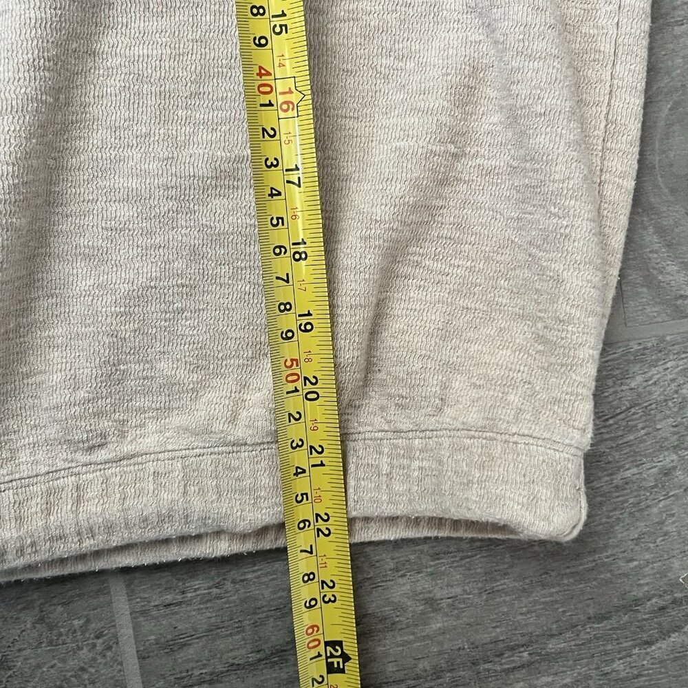 LOU & GREY Women’s Textured Drawstring Crewneck Top Size Large Tab Loungewear - Picture 5 of 5